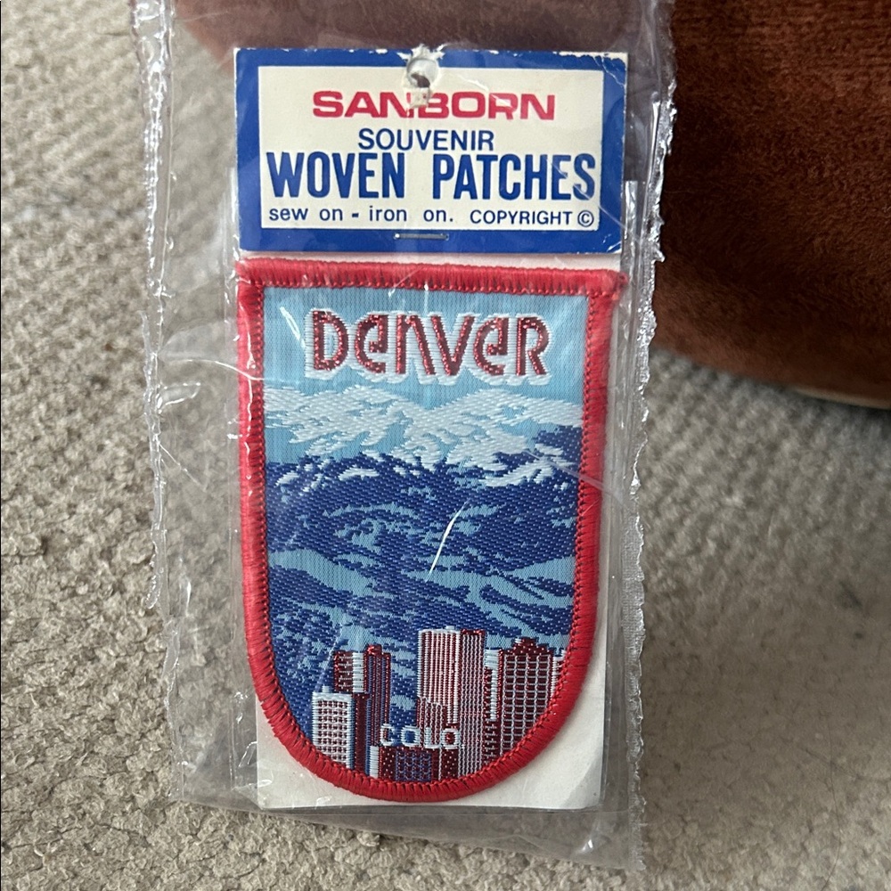 Vintage Souvenir Woven Patch